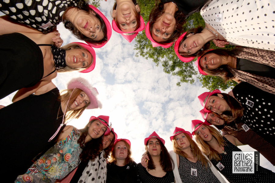 photo evjf enterrement vie de jeune fille rose champetre chapeau cognac jarnac jonzac fouras ile aix