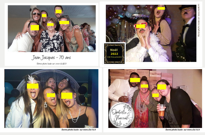 borne photo photobooth robot photobox cheerz animation mariage royan saintes charente maritime angouleme cognac saintes royan