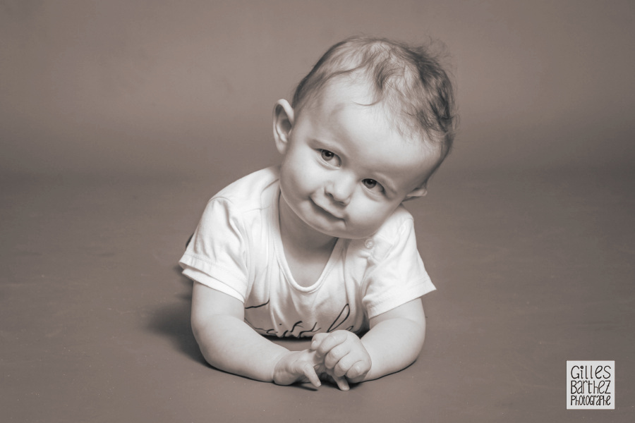 portrait original bébé sepia noir et blanc angouleme francis sellier gilles barthez clic16